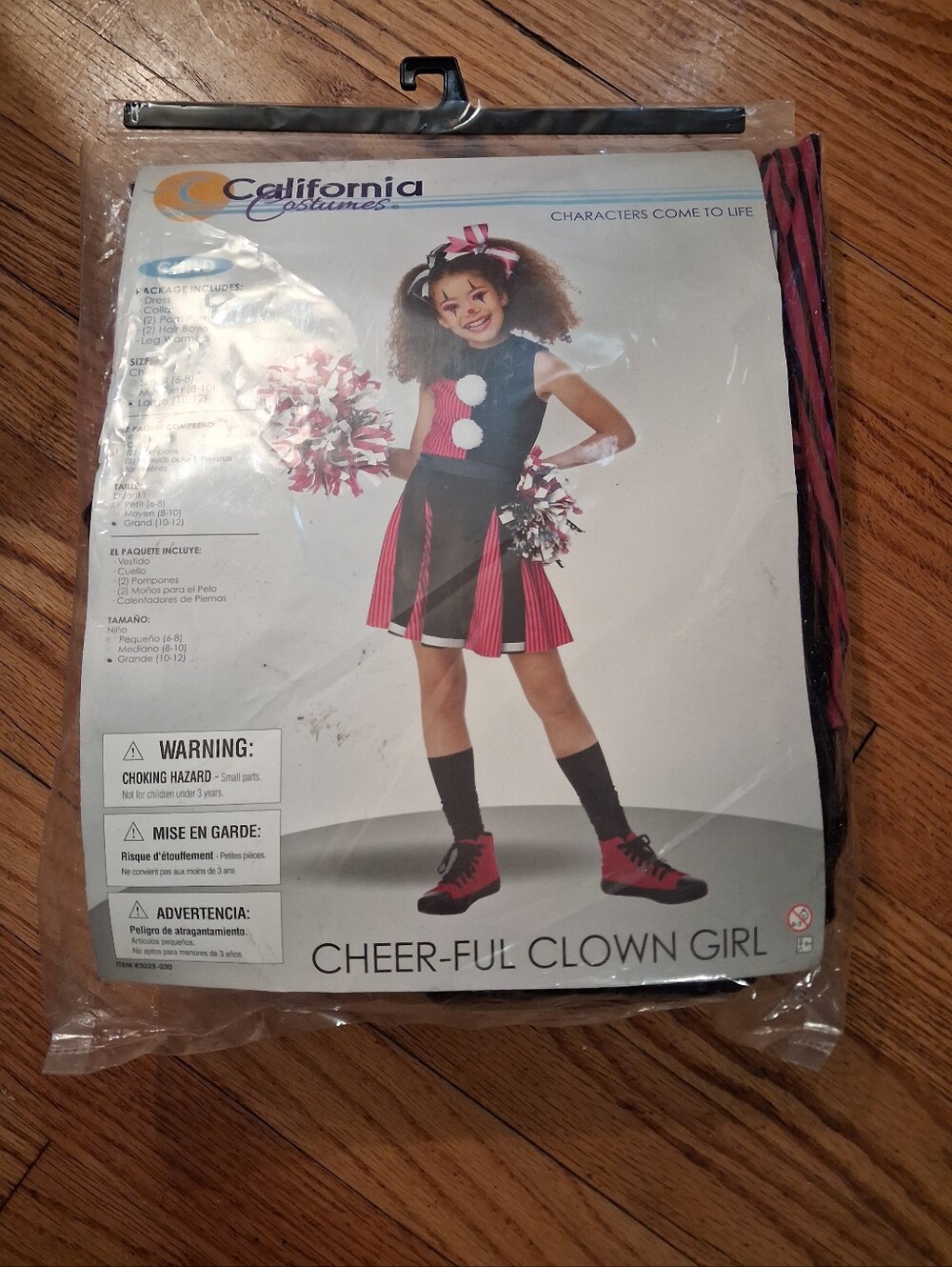 California Costumes Cheer-ful Clown Girl Costume For Girls